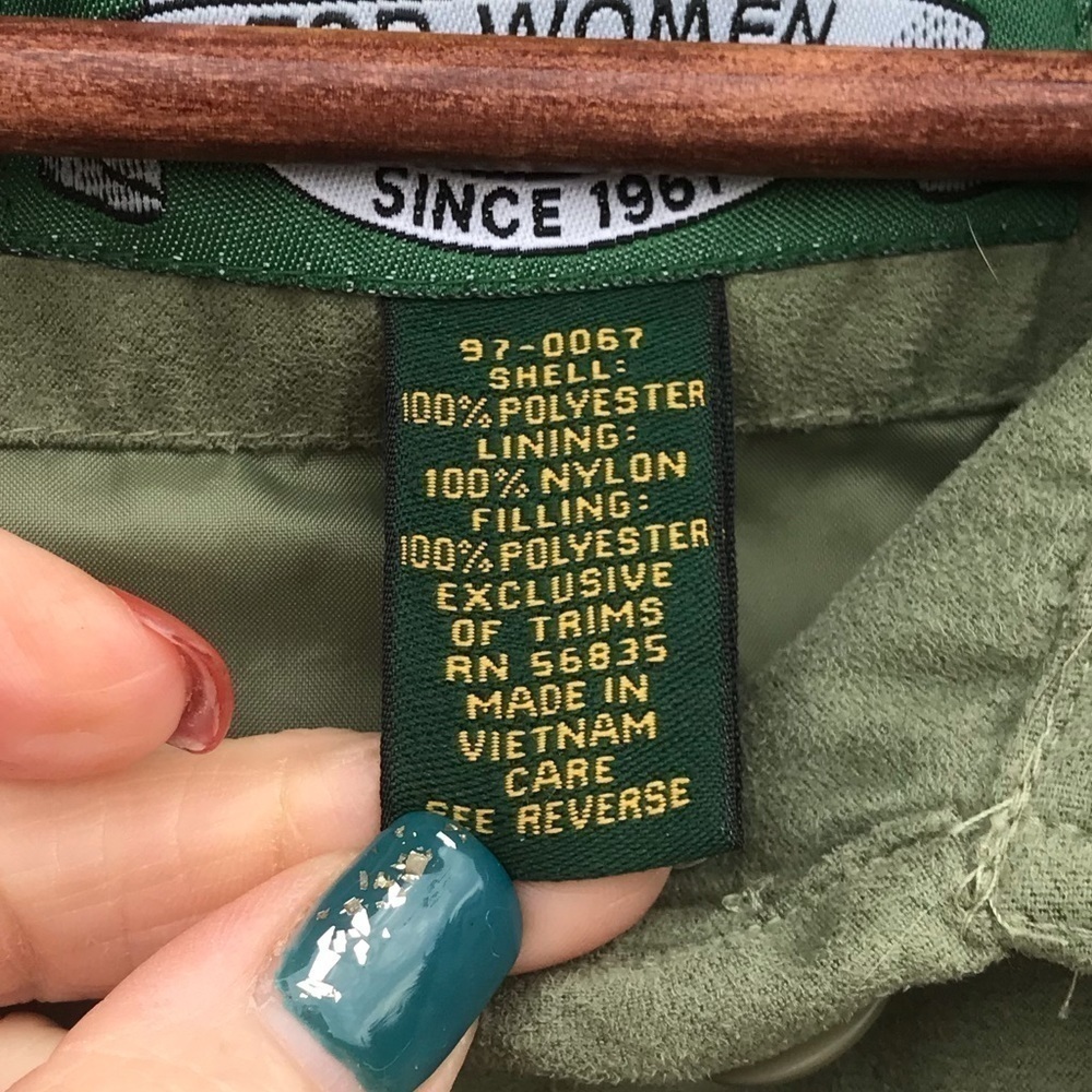 Cabela's Quilted Sage Vest Size L - Picture 5 of 5